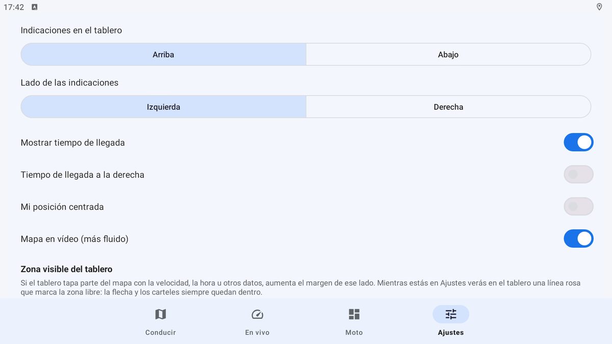 Ajustes del diseño en el tablero